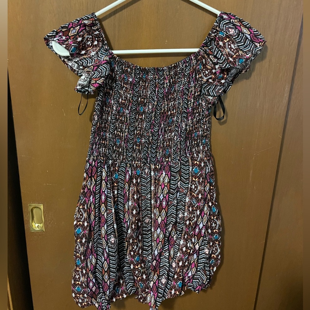 Patterned Mini Dress - Picture 2 of 6